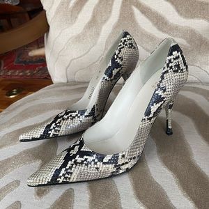 Stuart Weitzman Snakeskin Heels